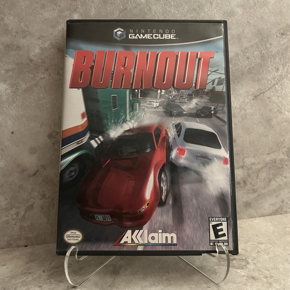 Burnout (Nintendo GameCube, 2002) Disc And Artwork Only No Manual